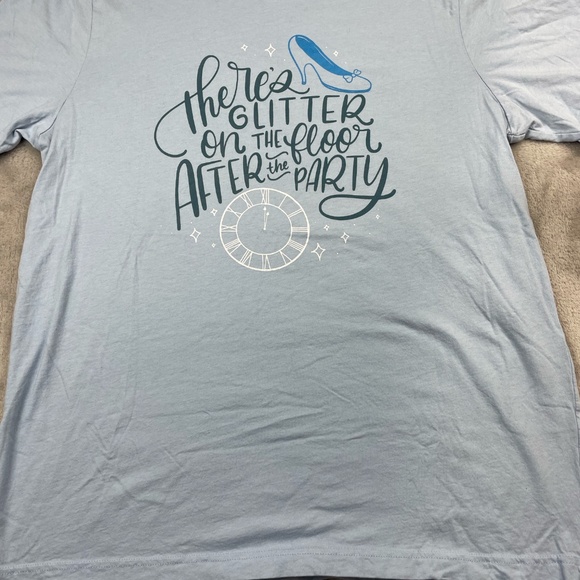 Disney Cinderella Short Sleeve Tee Shirt Women's XL - Picture 3 of 8